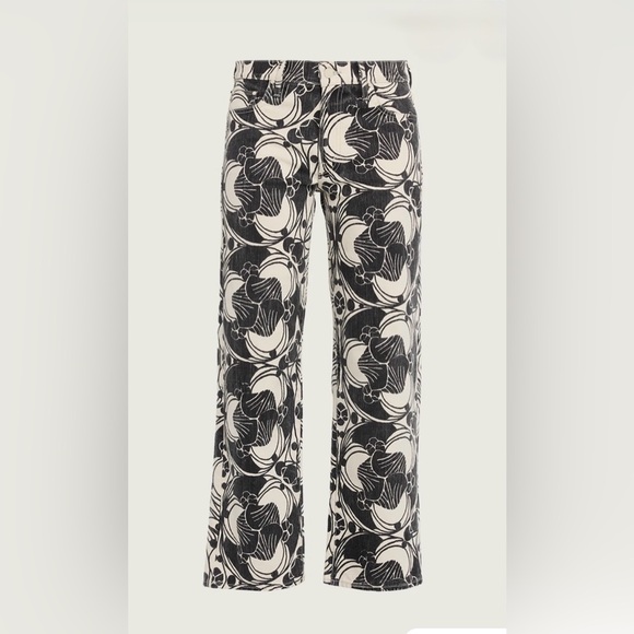 MOTHER Denim - The Mid-Rise Rambler Zip Ankle Jeans in CURLYCUE NWT